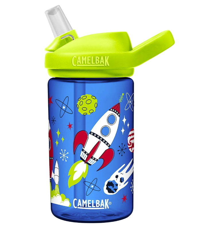 CamelBak Eddy+ 14oz Kids Water Bottle with Tritan Renew – Straw Top, Leak-Proof When Closed