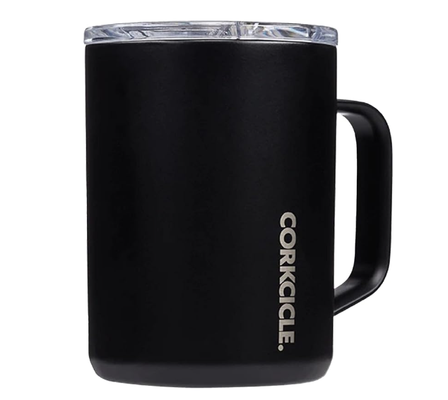 Corkcicle Coffee Mug, Insulated Travel Coffee Cup with Lid, Stainless Steel, Spill Proof for Coffee, Tea, and Hot Cocoa